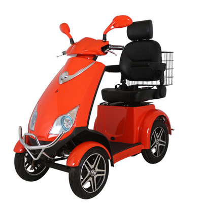 500W 48V 10 inch handicapped person Reverse gear Rear drive electric four wheels scooter 4 wheelers car vehicle