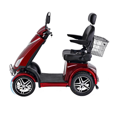 500W 48V 10 inch handicapped person Reverse gear Rear drive electric four wheels scooter 4 wheelers car vehicle