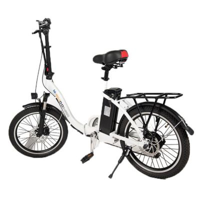 20 inch fold ebike white orange electric city bike 48v 350w factory supply 30km/h electric bike|bicycle from China manufacturer